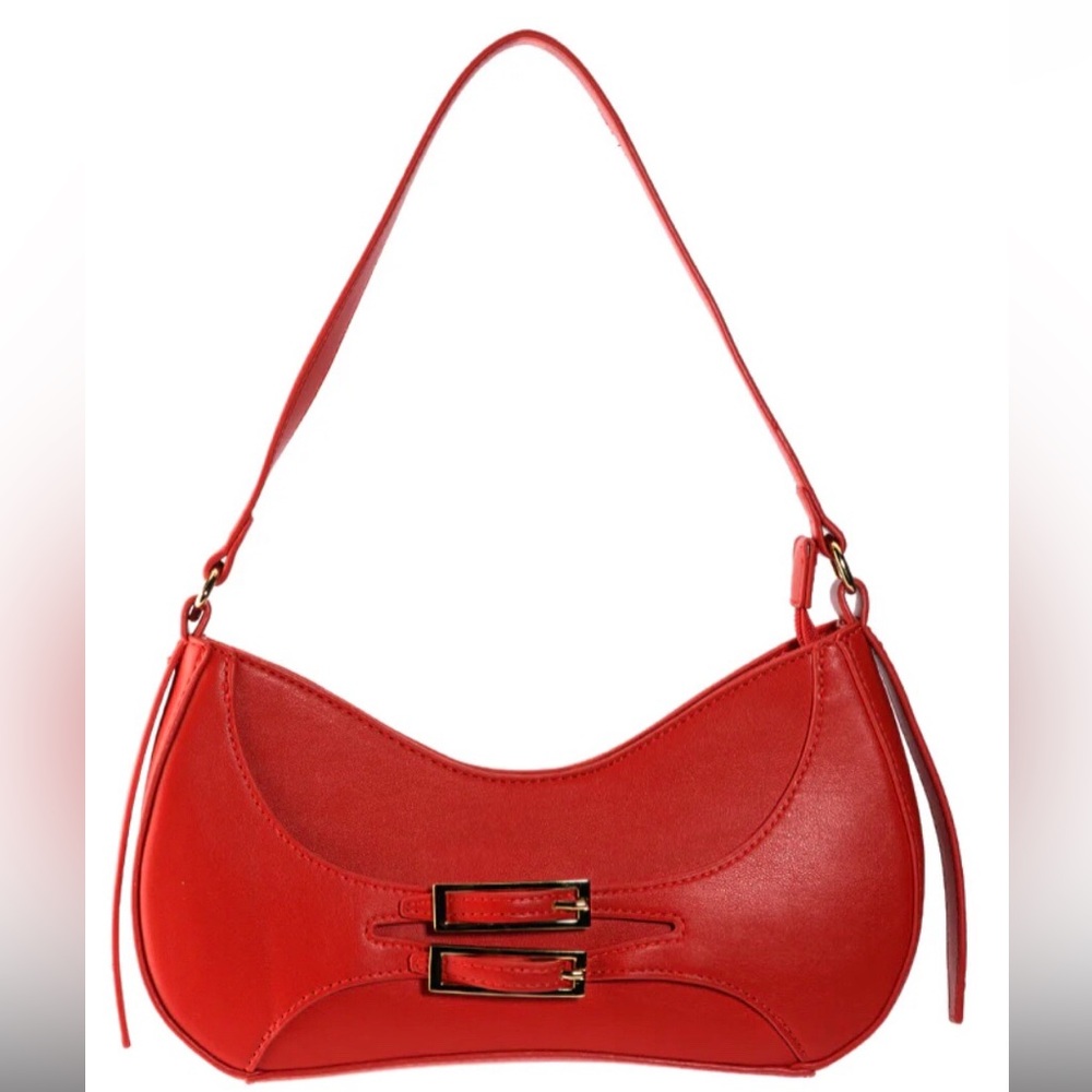 AKIRA Label Ortiz Stunning Red Shoulder Bag NWT!